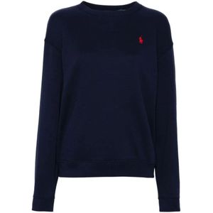 Polo Ralph Lauren - Geborduurde Sweater - Dames - Wit - Katoen