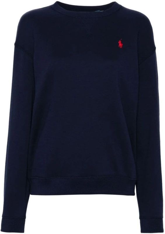 Polo Ralph Lauren - Geborduurde Sweater - Dames - Wit - Katoen