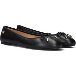 LAUREN RALPH LAUREN Jayna Flats - Ballerina's - Zwart - Leer