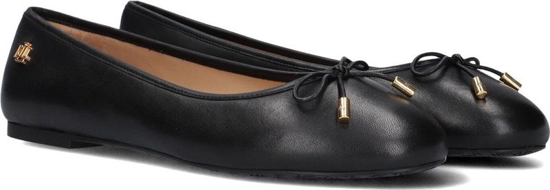 LAUREN RALPH LAUREN Jayna Flats - Ballerina's - Zwart - Leer