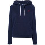 Polo Ralph Lauren - Sweatshirt - Navy/Rood - Capuchon - Lange Mouwen