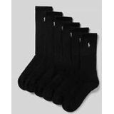 Polo Ralph Lauren - Set van 6 - Sokken - Zwart - Homewear - Katoen