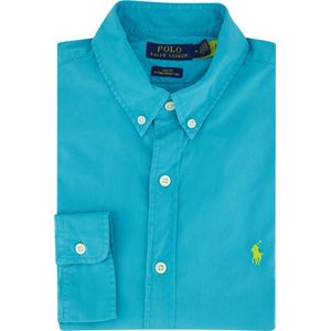 Polo Ralph Lauren - Casual Overhemd - Blauw - Katoen