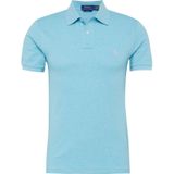 Polo Ralph Lauren, Tops, Heren, Blauw, M, Katoen, Polo Shirt met Korte Mouwen