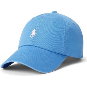 Polo Ralph Lauren cap donkerblauw effen katoen wit logo