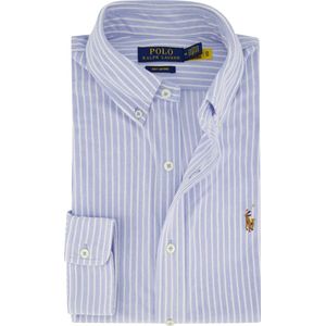 Polo Ralph Lauren - Overhemd - Lichtblauw Gestreept - Katoen - Normale Fit