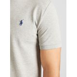 Polo Ralph Lauren - Shirt - Grijs - Katoen - Polokraag, Knoopsluiting, Normale Pasvorm