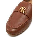 Lauren Ralph Lauren - AVERI - Instappers - Bruin - Glad Leer