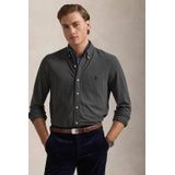 Overhemd - Mélange - Lange Mouw - Regular Fit - Katoen - Button-down Kraag