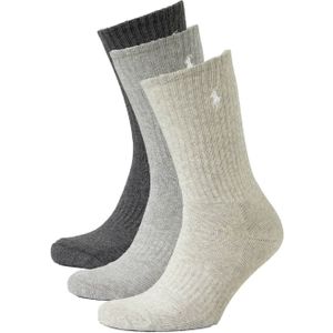 Polo Ralph Lauren - Sokken - Zwart - Katoenmix - Set van 3 Paar