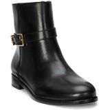 Ralph Lauren - Brooke - Enkellaarsjes - Zwart - Leer