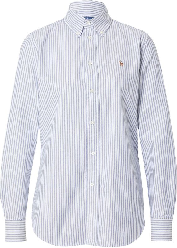 POLO RALPH LAUREN - Oxford Hemd - Wit - Katoen - Gestreept
