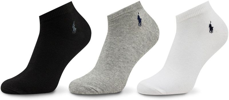 Polo Ralph Lauren - Ghost Ped PP Sokken - Wit - Katoen/Nylon - Set van 3 Paar