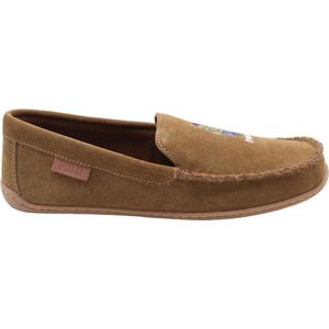 Polo Ralph Laurenvoor mannen. 843955398002 Bruine Brenan Leren Mocassins (42), Leer, Plat, Geen, Homewear