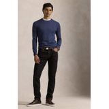 Polo Ralph Lauren - Slim-Fit Wasbare Wollen Trui - Blauw - Ronde Hals