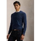 Polo Ralph Lauren - Slim-Fit Wasbare Wollen Trui - Blauw - Ronde Hals
