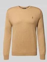 Polo Ralph Lauren - Gebreide Trui - Kameelbruin - 100% Wol