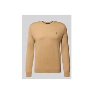 Polo Ralph Lauren - Gebreide Trui - Kameelbruin - 100% Wol