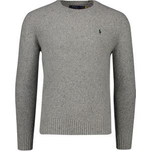 Polo Ralph Lauren - Gebreide Trui - Grijs - 70% Wol 20% Polyamide 10% Zijde