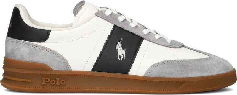 Polo Ralph Lauren Heritage Aera Pp Low Top Lace Sneakers - Leren Sneaker - Heren - Wit