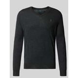 Polo Ralph Lauren, Heren, Truien, Grijs, Maat: M Wol,