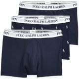 POLO RALPH LAUREN - Boxershorts - Marineblauw - Katoen - Set van 3
