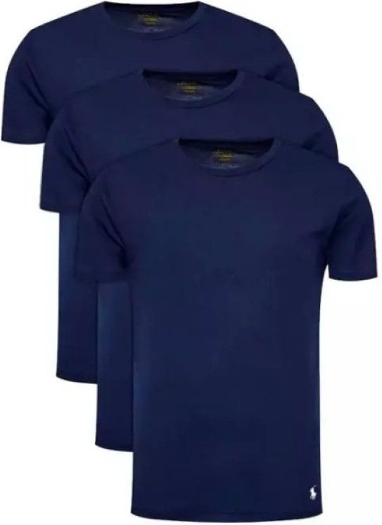 Polo Ralph Lauren - Heren Poloshirts - Blauw - 3-Pack - Katoen