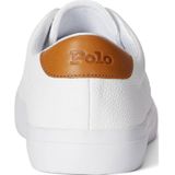 POLO Ralph Lauren Longwood leren sneakers wit