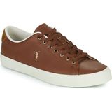 Polo Ralph Lauren - LONGWOOD - Lage Sneakers - Brown - Leer