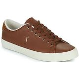 Polo Ralph Lauren - LONGWOOD - Lage Sneakers - Brown - Leer