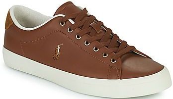 Polo Ralph Lauren - LONGWOOD - Lage Sneakers - Brown - Leer