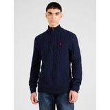 Polo Ralph Lauren - Halfzip Trui - Navy - Wol