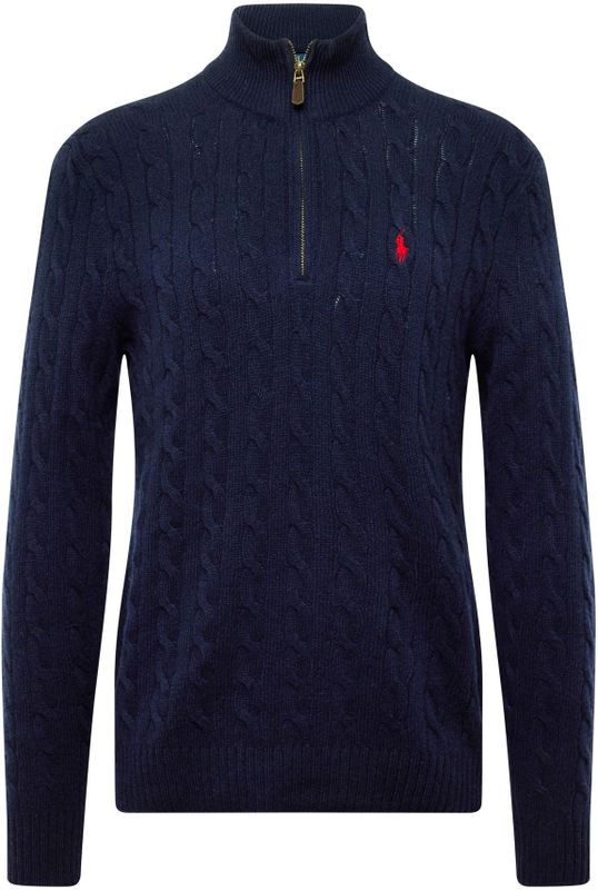 Polo Ralph Lauren - Halfzip Trui - Navy - Wol