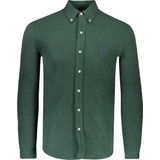 POLO RALPH LAUREN - Hemd - Groen - Katoen - Lange Mouwen