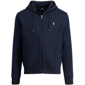Polo Ralph Lauren, Heren, Sweatshirts & Hoodies, Blauw, Maat: XL Katoen,