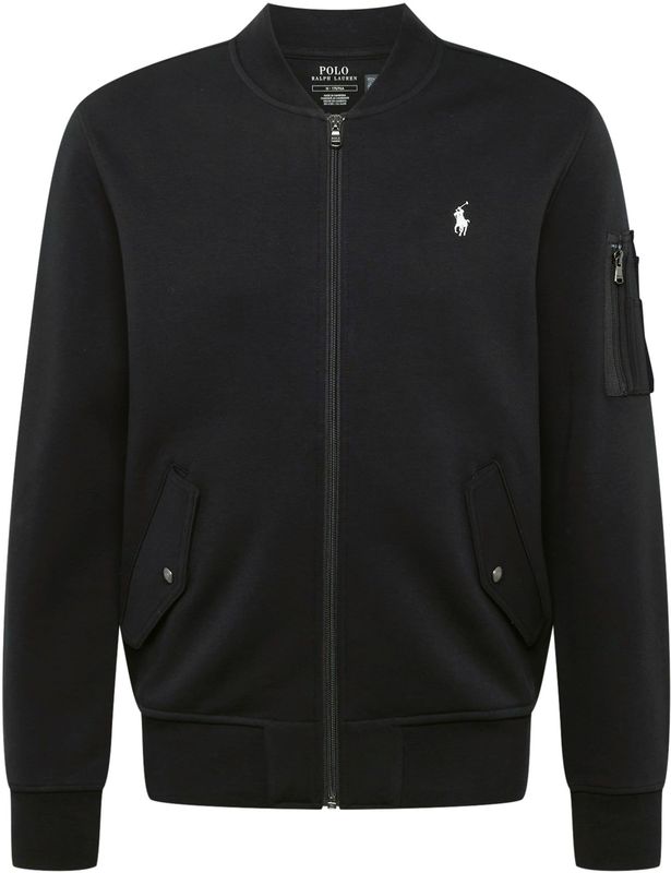 Polo Ralph Lauren  SWEATSHIRT A CAPUCHE ZIPPE EN JOGGING DOUBLE KNIT TECH LOGO PONY  Truien  heren Zwart