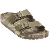 Sandalen - Groen - Bruin - Synthetisch Materiaal - Voorgevormd Voetbed