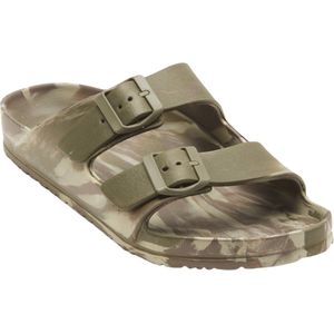 Sandalen - Groen - Bruin - Synthetisch Materiaal - Voorgevormd Voetbed