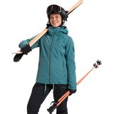 Roxy - Meade - Skijas - Blauw - Waterdicht, 100% Gerecycled Polyester, Ademend Vermogen 10.000g/m²/24u