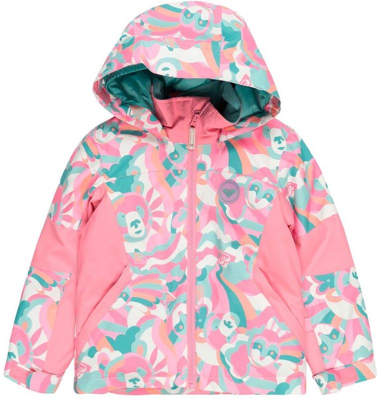 Roxy - Snowy Tale - Snowboardjack - Meisjes 2-7 - Waterdicht 10K, Gerecycled Polyester