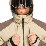 Quiksilver - Mission Block Jacket Twill - Ski Jas - Beige - Technisch