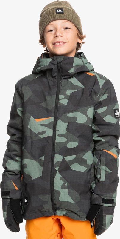 Quiksilver - Mission - Snow Jacket - Grijs - Waterdichtheid 10K, Warmte WarmFlight® x3 Eco