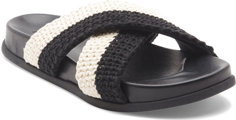 Roxy - Syenna - Sandalen - Gehaakt Katoen - Gerecycled Synthetisch Leer