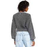 Roxy - Sundaze Washed - Vest - V-hals - Dames - Cropped Model - Lange Mouwen