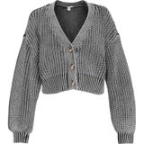 Roxy - Sundaze Washed - Vest - V-hals - Dames - Cropped Model - Lange Mouwen