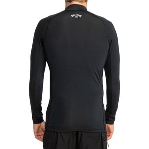 Billabong - Rashguard - Zwart - Lange Mouwen - Performance Fit - UV-bescherming 50+ UPF