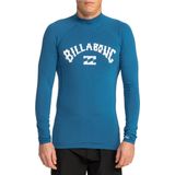 Billabong Heren Logo Surf Long Sleeve Lycra Vest - Dar