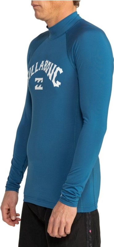 Billabong Heren Logo Surf Long Sleeve Lycra Vest - Dar