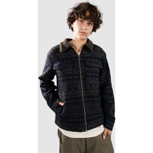 Billabong - Barlow - Sherpa Gevoerde Jas - Groen - Katoen-Polyester Blend