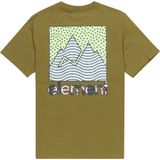Element - Joint Texture - T-shirt - Groen - Korte Mouwen